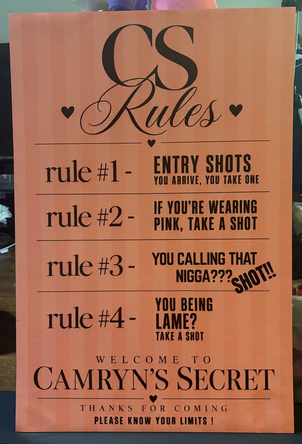 Custom Foam Board Sign