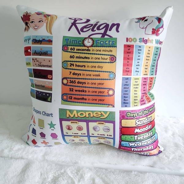 Learning Pillow by C&C Custom Creations