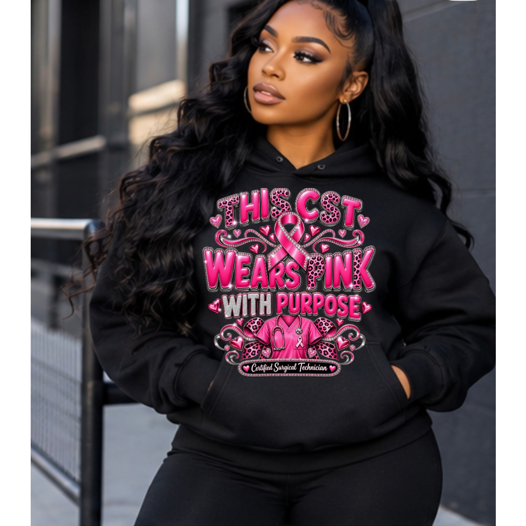 Custom Breast Cancer Awareness Hoodie