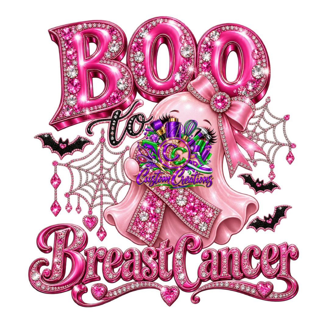 Boo to Breast Cancer Digital Design File