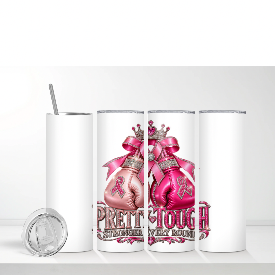 Custom Breast Cancer Awareness Tumbler