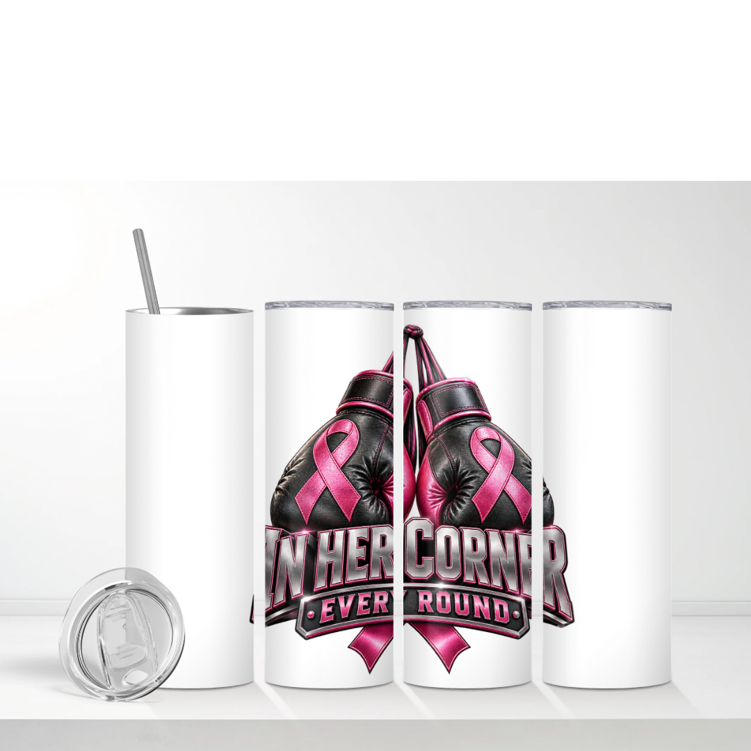 Custom Breast Cancer Awareness Tumbler