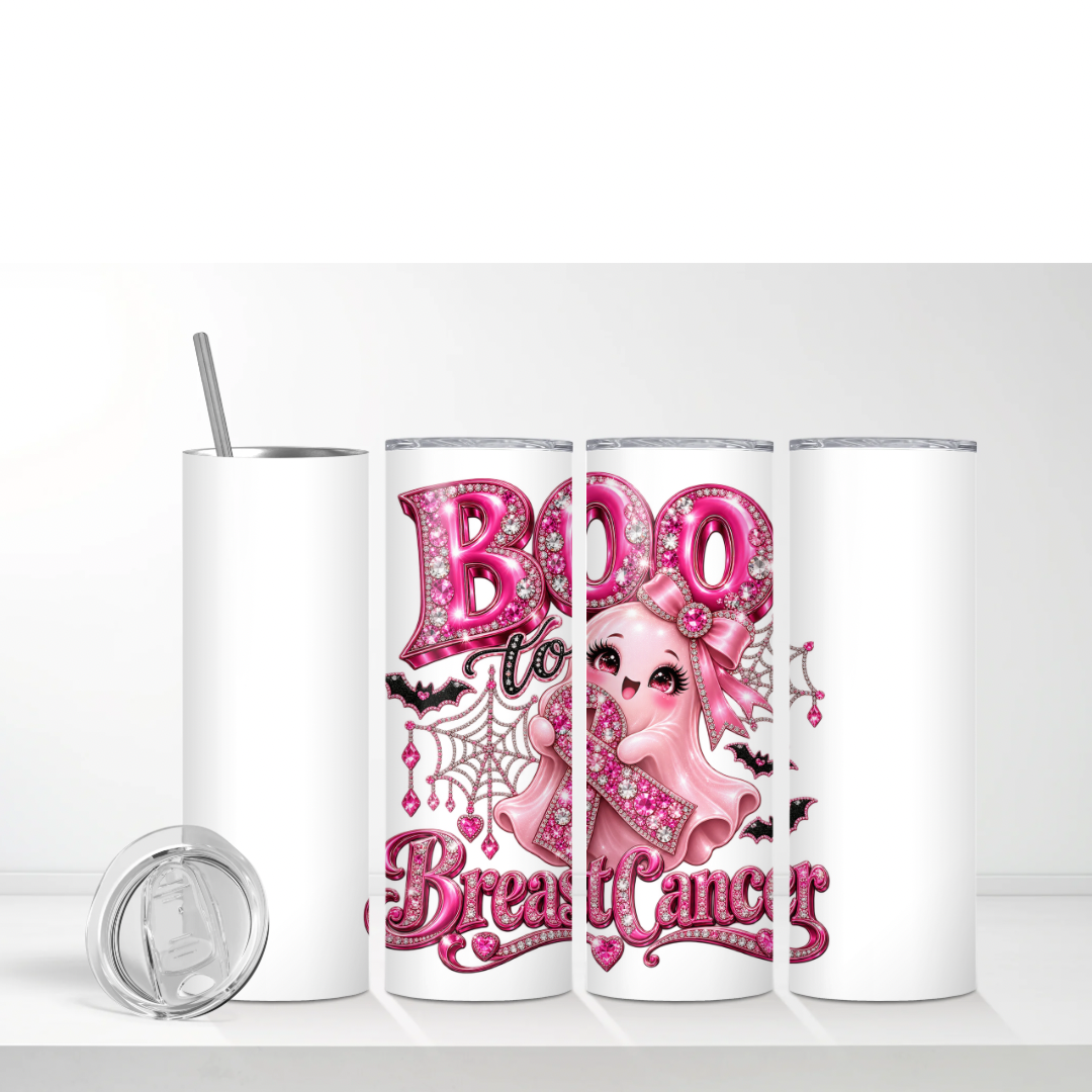 Custom Breast Cancer Awareness Tumbler