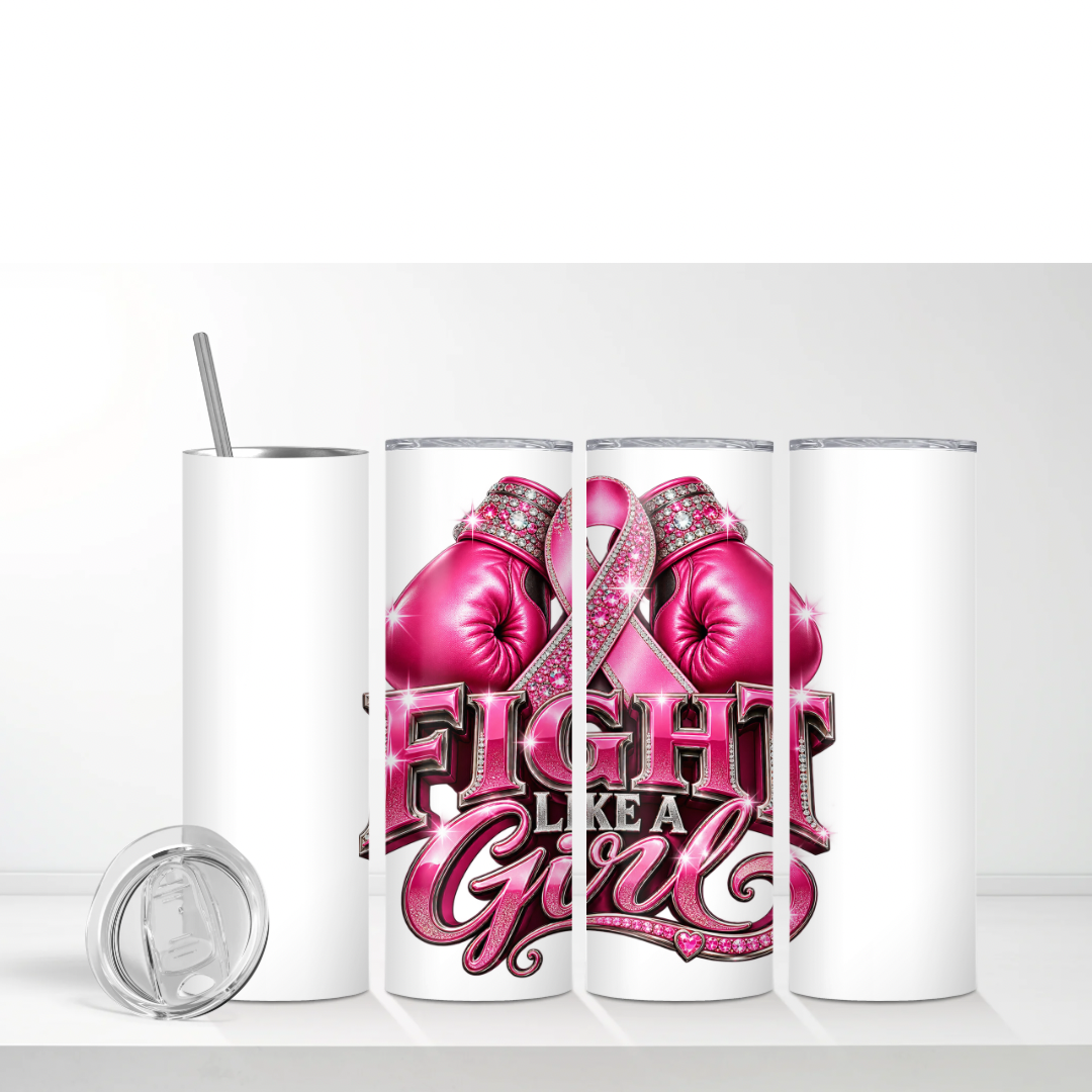 Custom Breast Cancer Awareness Tumbler