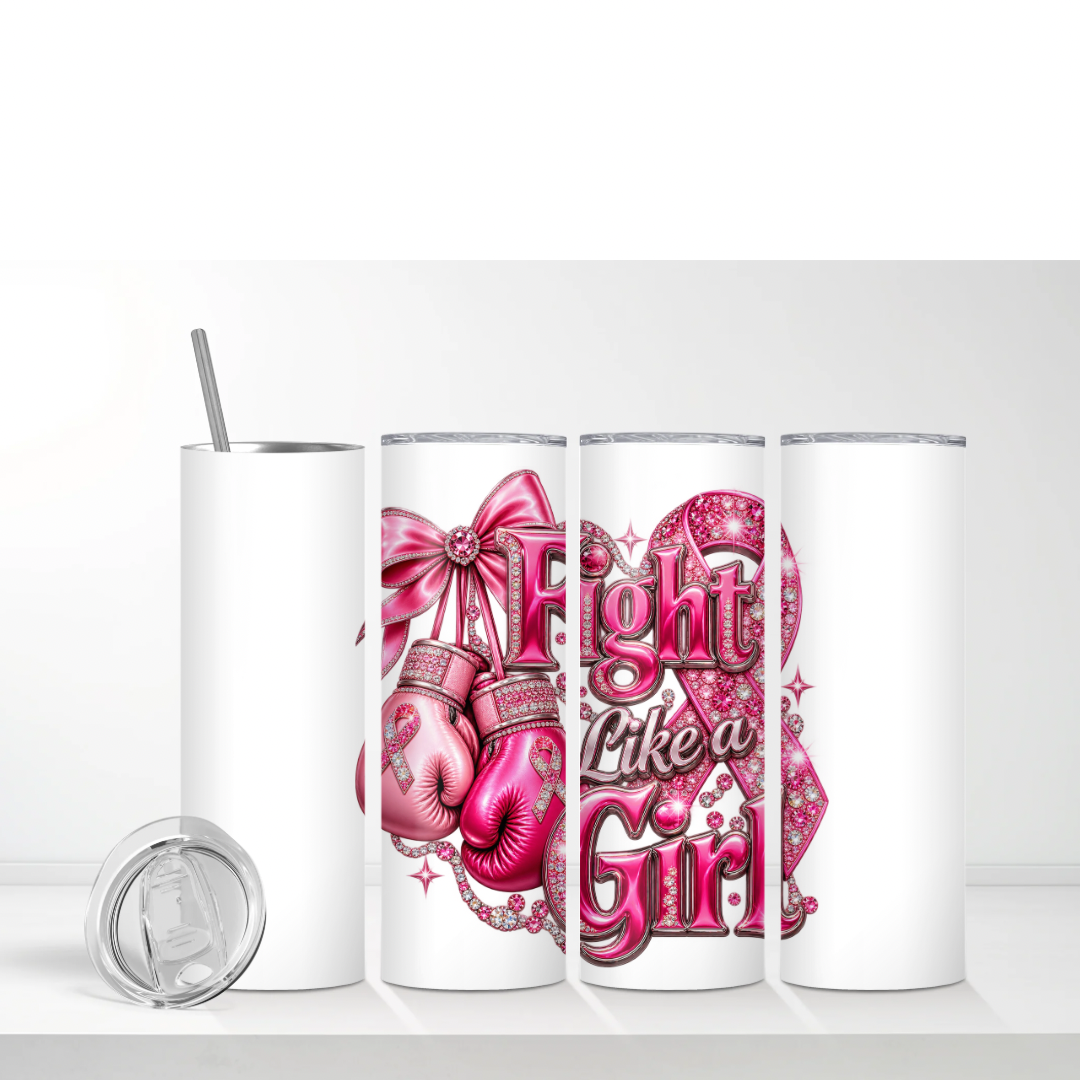 Custom Breast Cancer Awareness Tumbler