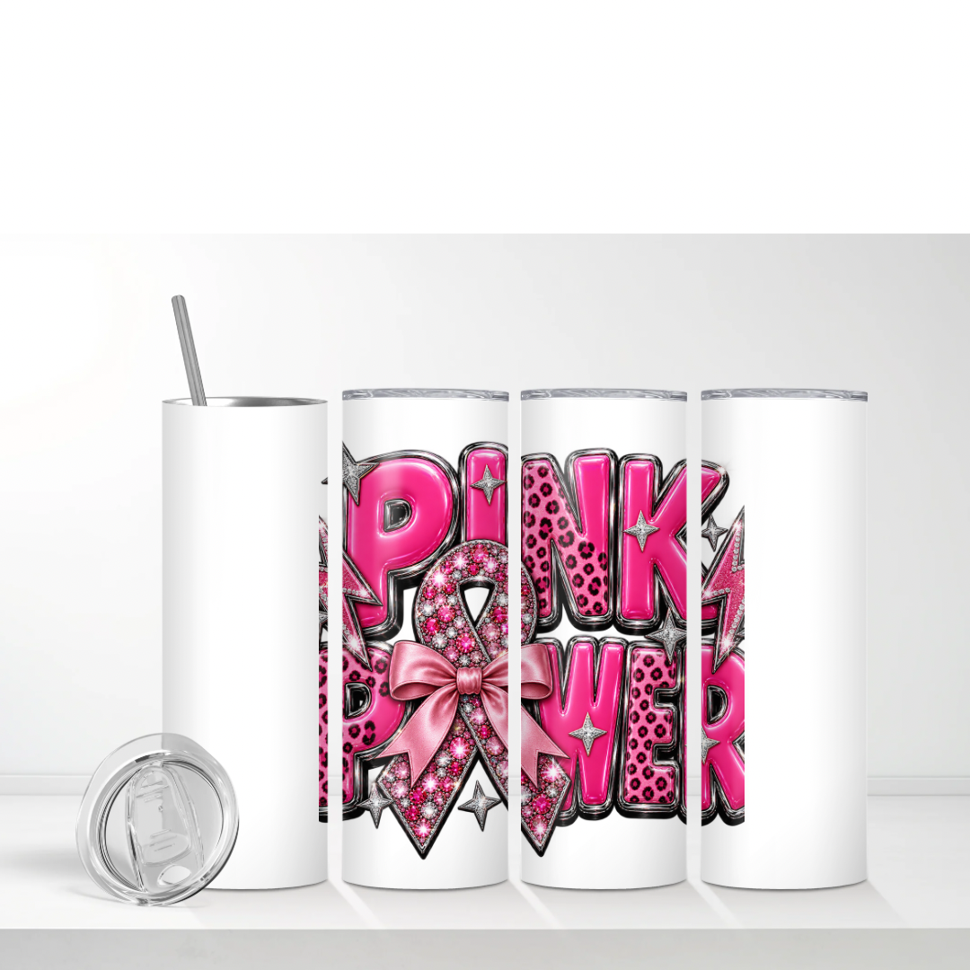 Custom Breast Cancer Awareness Tumbler