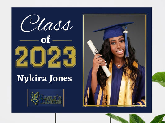 Graduation yard sign