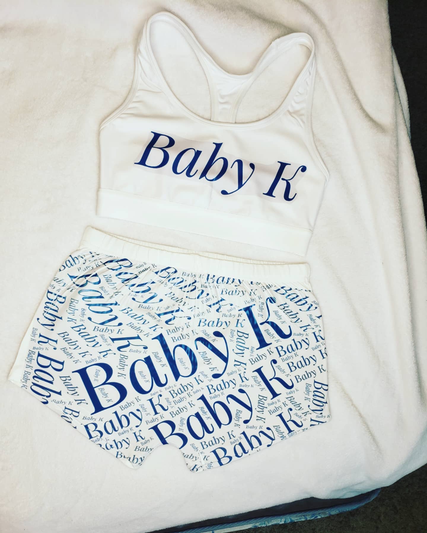Sports bra 2 piece set